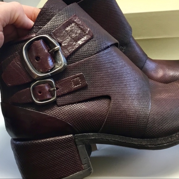 NWT A.S.98 Olin Ankle boots textured leather (40) 10 - Picture 9 of 14